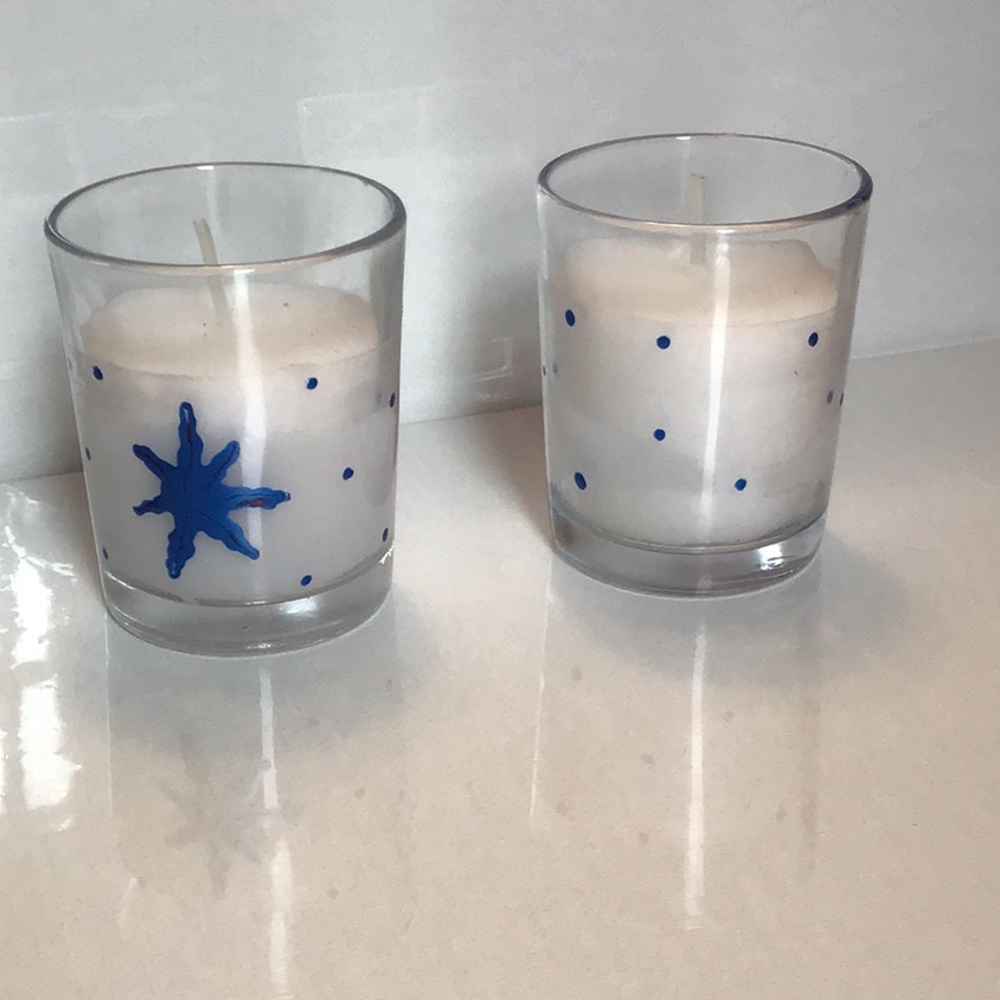 Candle  Glass Votive Set